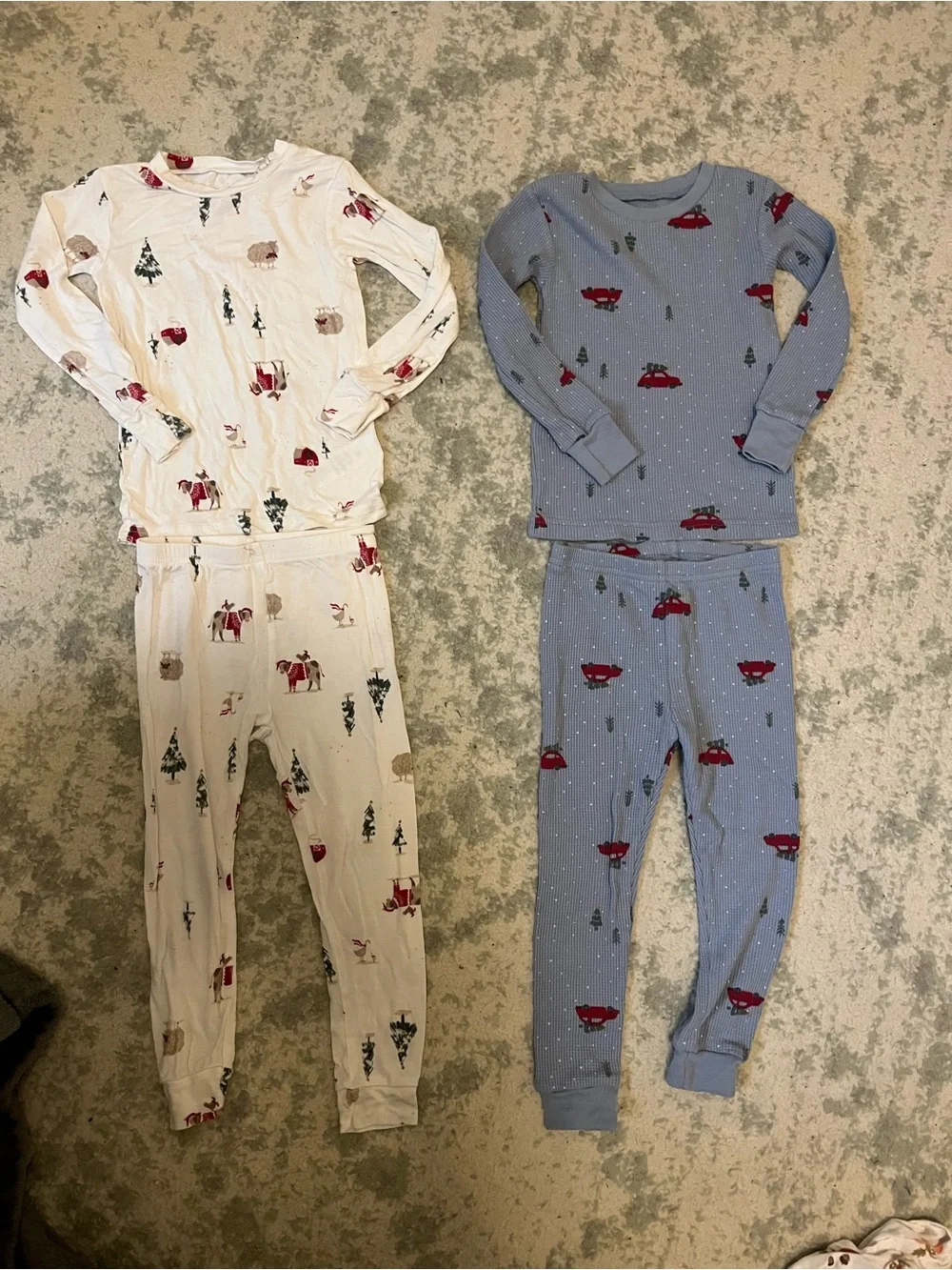 Carter’s Comfy Soft Christmas Holiday Pajamas- Set of 2